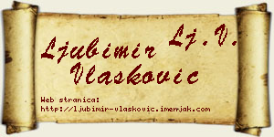Ljubimir Vlašković vizit kartica